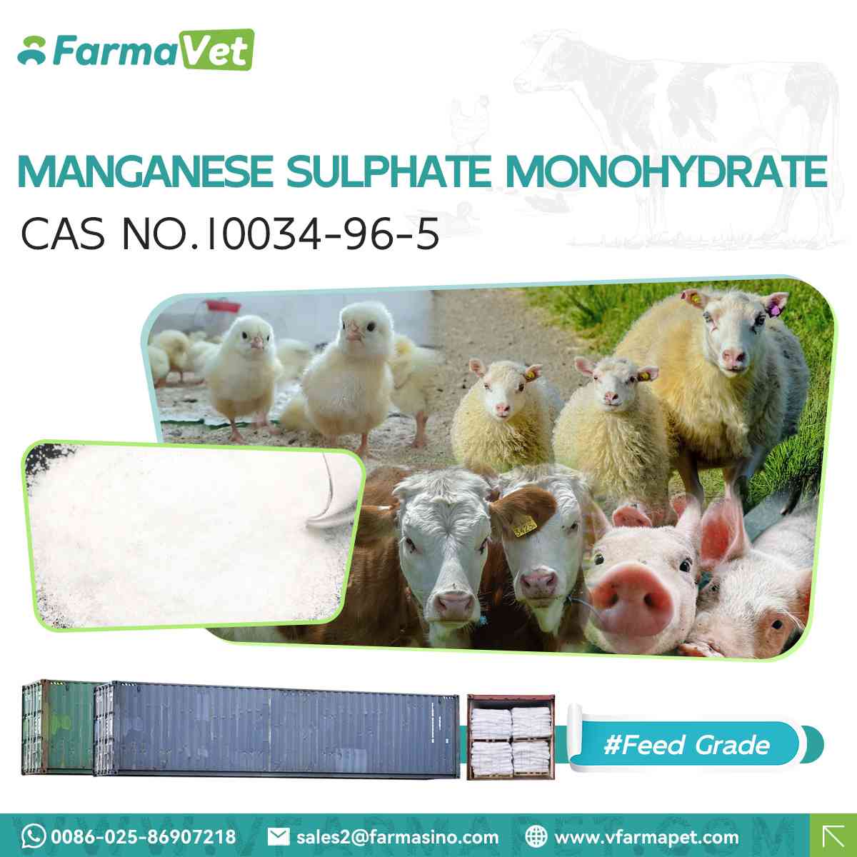 Manganese Sulphate Monohydrate: the Power of a Nutritional Powerhouse for Veterinary Health